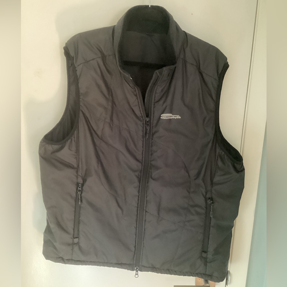 Men's Gray Puffer Vest XXL Chlorophylle